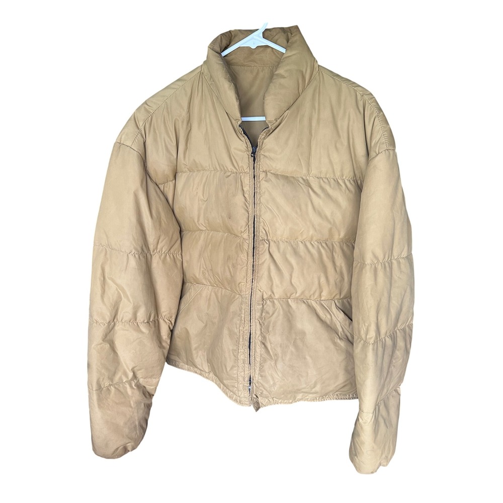 Vintage Western Field Montgomery Ward Down Puffer Jacket XL Mens Quilted Coat